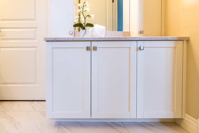 Jack and Jill Bathroom Vanity contemporarybathroom