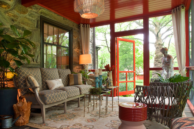 Eclectic Porch Dc Metro Eclectic Porch eclectic-porch