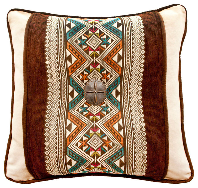 Navarro and Panama Linen Pillow Southwestern Decorative Pillows