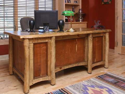 Rustic Western Style Furniture - Eclectic - Desks And Hutches - phoenix