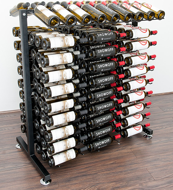 180 Bottle Island Display Wine Rack Modern Wine Racks salt lake