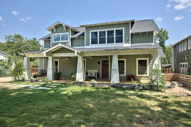 Ave H Craftsman Exterior austin by Avenue B