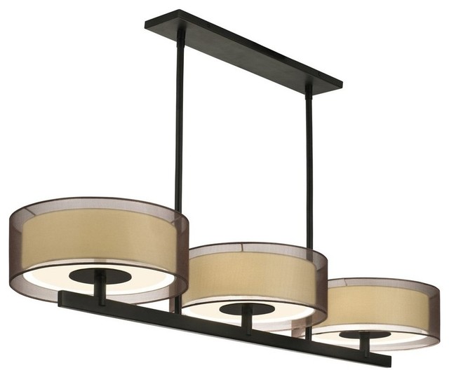 Sonneman Lighting Puri Modern/ Contemporary Kitchen Island / Billiard