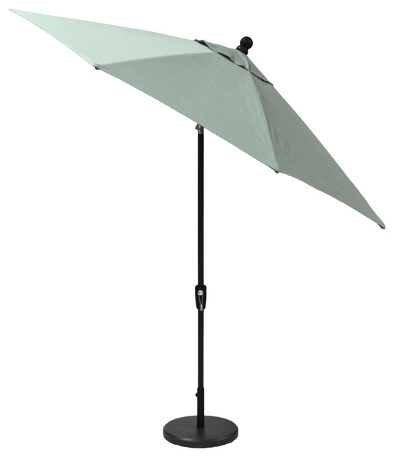 9' AutoTilt Umbrella Sunbrella Canvas Spa Outdoor Umbrellas by