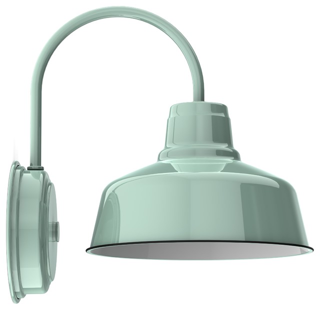 Wheeler Esso Wall Sconce, Jadeite - Contemporary - Wall Sconces - by Barn Light Electric Co