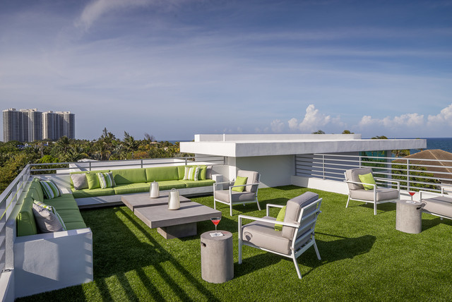 Contemporary Deck Miami Modernism Defined in a Spacious Miami Beach Home contemporary-deck