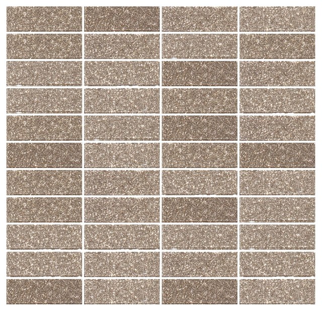 1 quot x3 quot taupe gold glitter glass subway tile stacked full sheet contemporary mosaic tile by 1 quot x3 quot taupe gold glitter glass subway tile stacked full sheet contemporary mosaic tile by