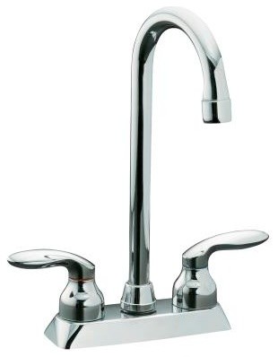 KOHLER K-15275-4-CP Coralais Bar/Prep/Entertainment Sink Faucet ...