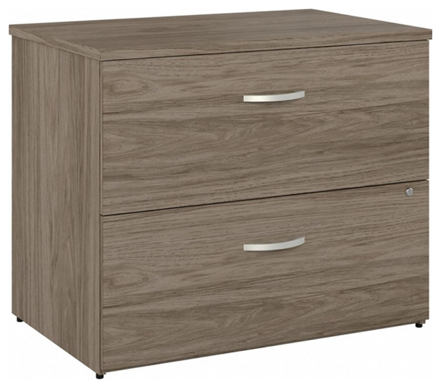 Pemberly Row Drawer Lateral File Cabinet In Modern Hickory