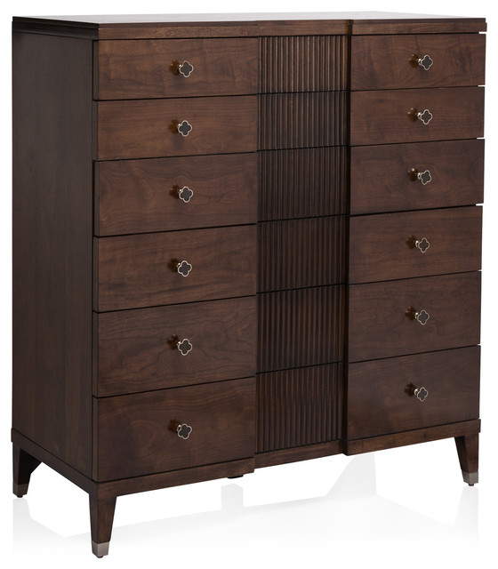 Preston Deco Tall Chest Traditional Accent Chests And by