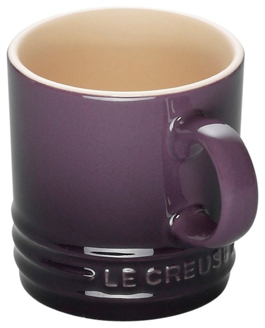 Le Creuset Espresso Mugs 100ml Cassis Modern Mugs by