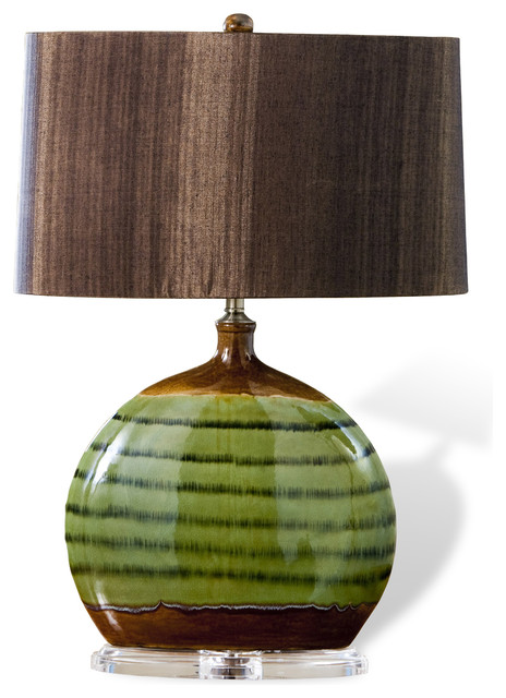 green ceramic lamps