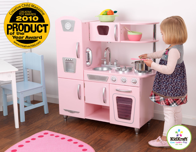 Kids Pink Vintage Kitchen Set