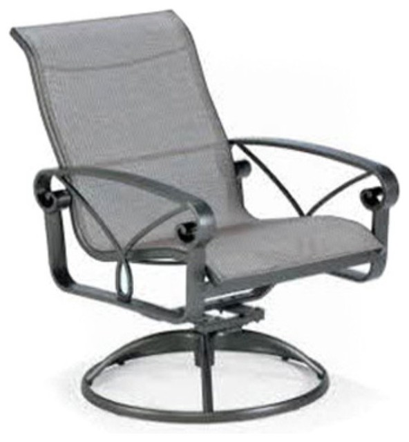 Winston Palazzo Sling High Back Swivel Tilt Dining Chair M4349RJAV953 Contemporary Patio