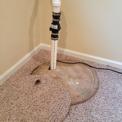 Office Need to seal and conceal sump pump