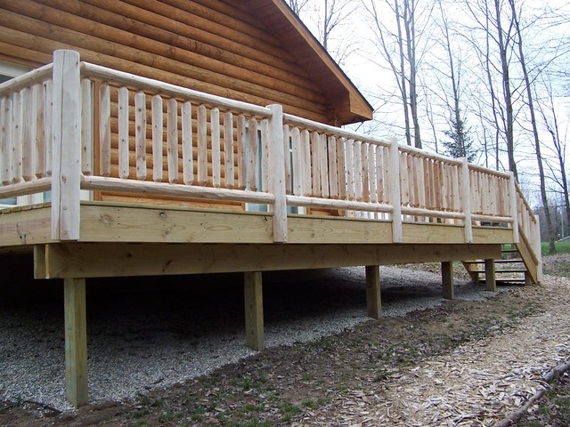 Log Railing