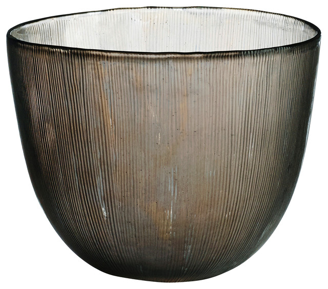 Simple Cut Glass Bowl Contemporary Decorative Bowls london by