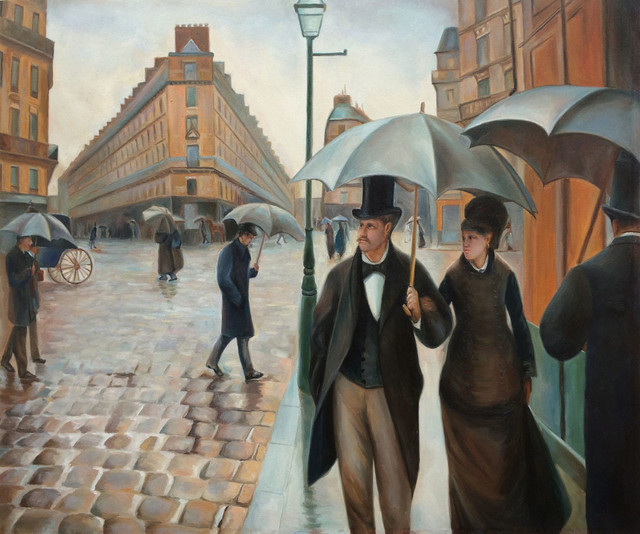 Caillebotte A Paris Street Rainy Day Modern