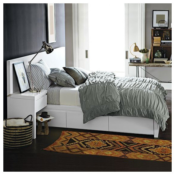 Storage Bed Frame Contemporary Beds by West Elm