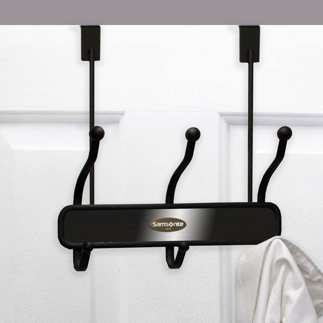 Samsonite ORB Bronze 6hook Over The Door Hanger Contemporary Wall