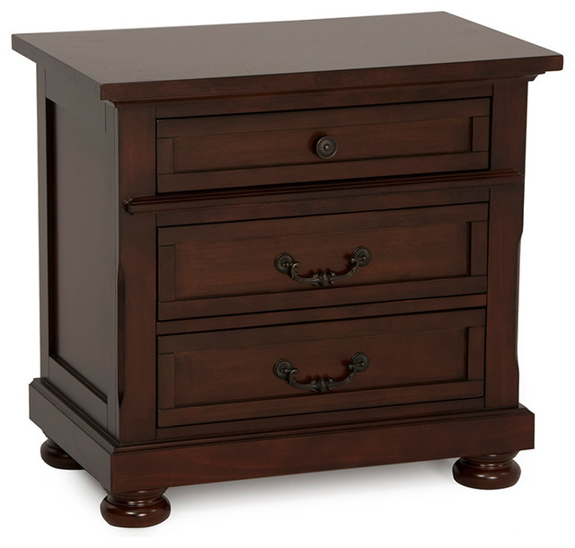 Hannah Nightstand Transitional Nightstands And Bedside Tables san