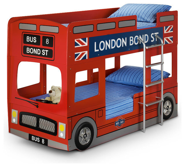 London Bus Kids Bunk Bed Contemporary Bunk Beds south west by