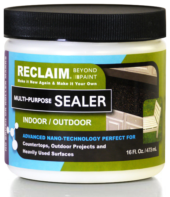 Multi Purpose Indoor/Outdoor Sealer Paint, Pint Traditional Stains