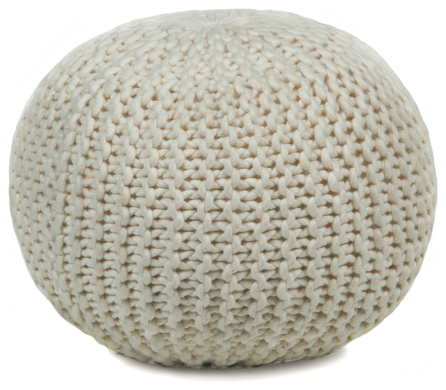 Wool Pouf - Contemporary - Floor Pillows And Poufs - by zopalo