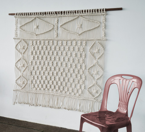 Artesanía y decoración: macramé contemporáneo