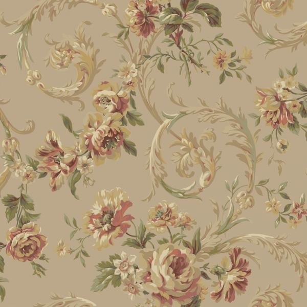ROCOCO FLORAL Modern Wallpaper by Wallpaper Warehouse