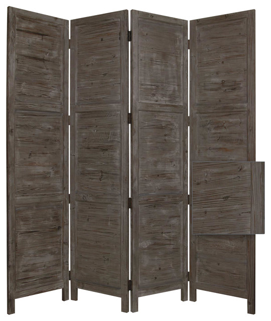 Nantucket Screen, Gray Rustic Screens And Room Dividers by Screen