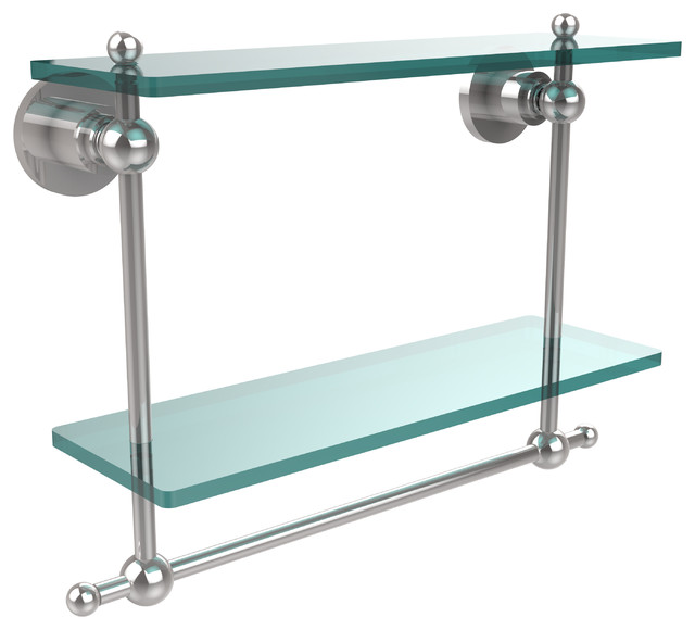 Contemporary Bathroom Cabinets And Shelves Jpg Bathroom Glass Shelves With Towel Bar Shelf Polished Chrome Contemporary