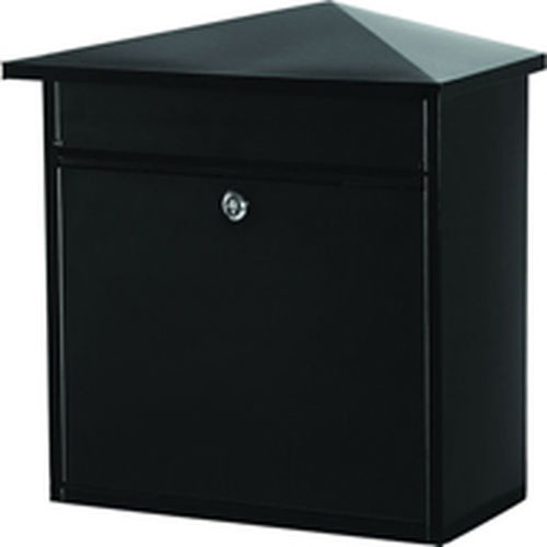 Mailbox Lock Stl Black Wall mount Modern Letter Boxes by