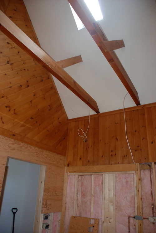 Paint rough sawn pine or leave natural?