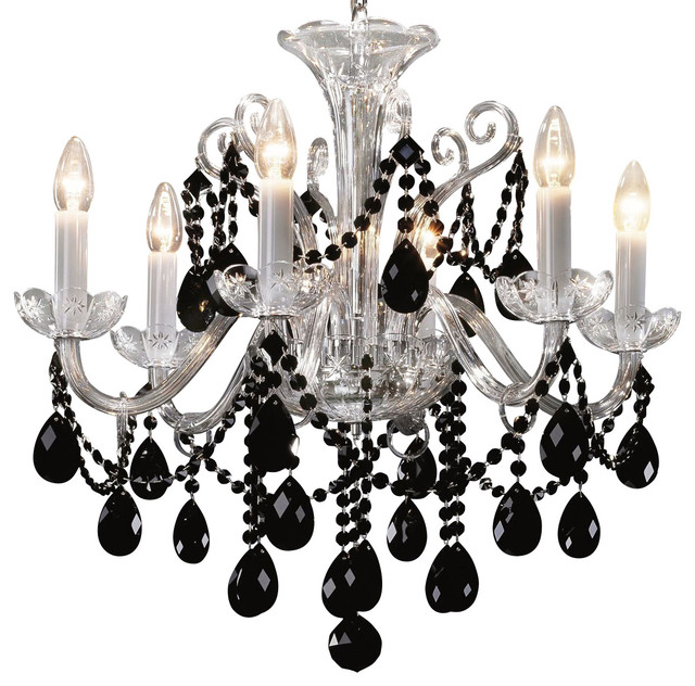 Bohemian Crystal Chandelier  Traditional  Chandeliers  by Inviting 