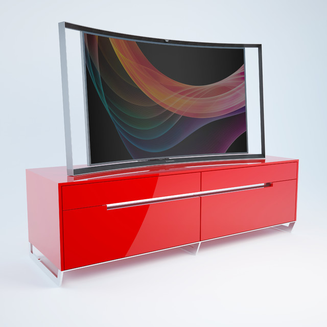 Red Lacquer Media WU301 Modern Entertainment Centers And