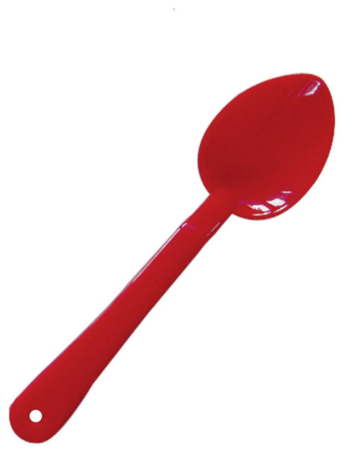 contemporary serving Solid, Polycarbonate, Spoon, Serving utensils polycarbonate Red utensils serving