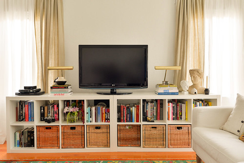 Living Room Media Bookcase