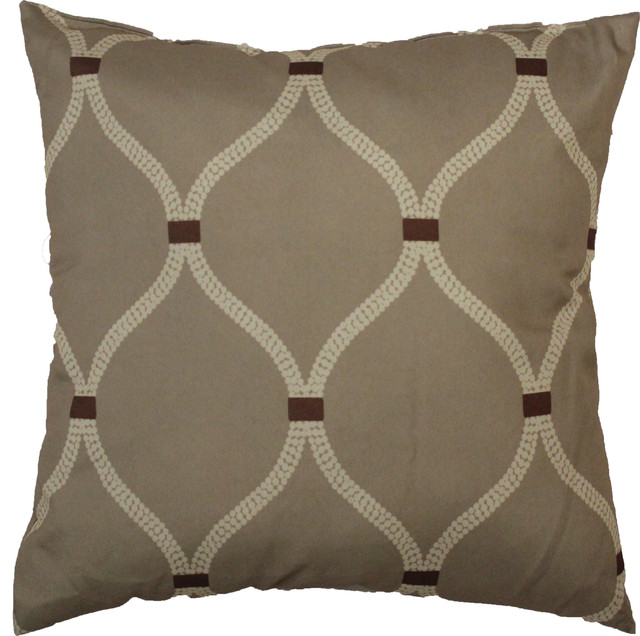 Celine Throw Pillow 2-Pack, Taupe traditional-decorative-pillows