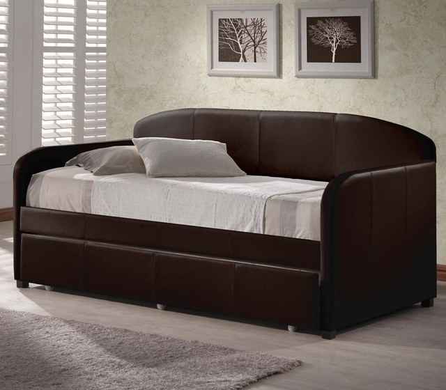 Springfield Daybed with Trundle, Brown Modern Daybeds by Amazon