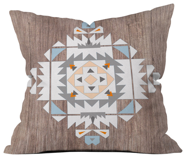 Southwest Stamp Throw Pillow - Southwestern - Decorative Pillows - by Dot & Bo