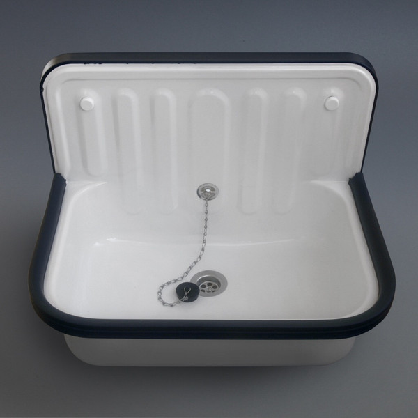 Enamel Bucket Sink Traditional Utility Room Sinks by Labour and Wait