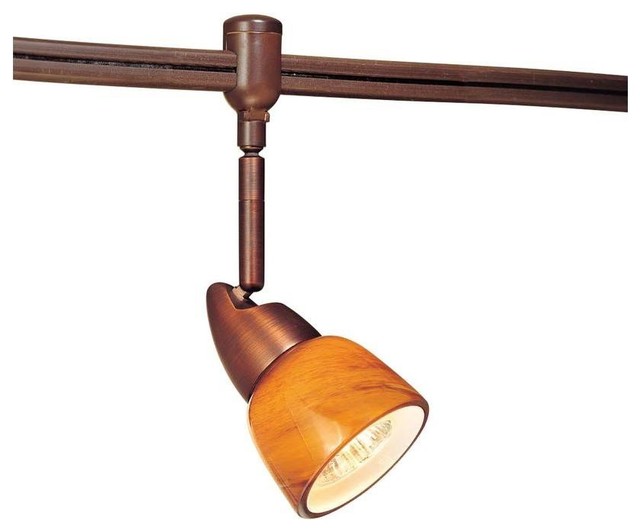 Hampton Bay Track Lighting Flexible Track Head Antique Bronze Finish