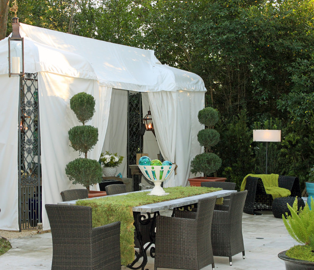 Eclectic Patio Houston Great Outdoors of Estate in Houston eclectic-patio