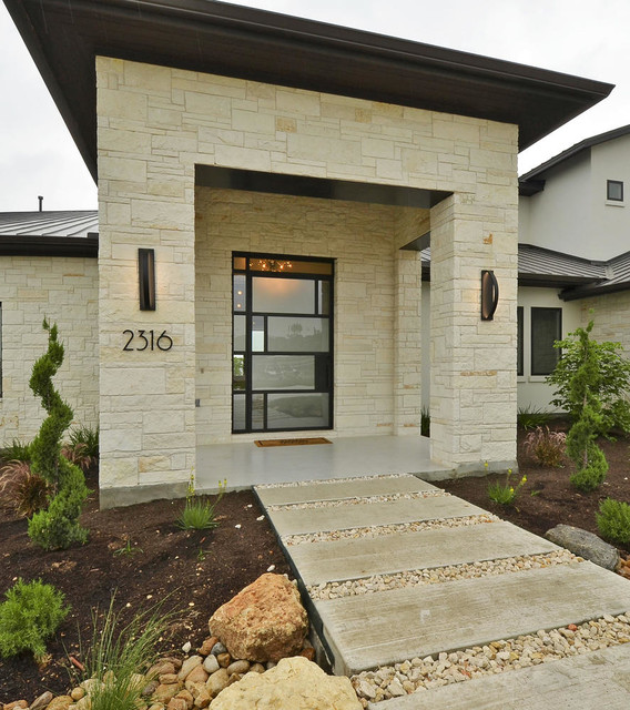 Exteriors Contemporary Austin by Legend Lighting