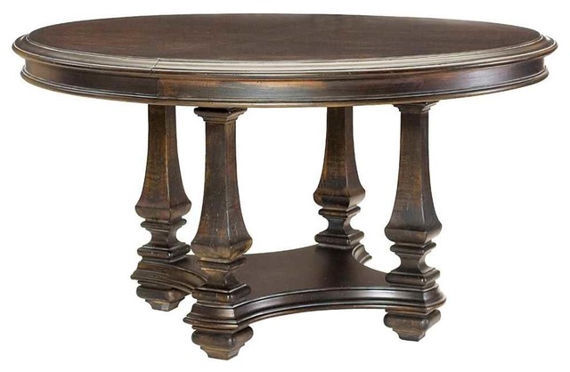 Round Traditional Dining Table Contemporary Dining