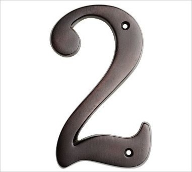 numbers number brass traditional stella finish