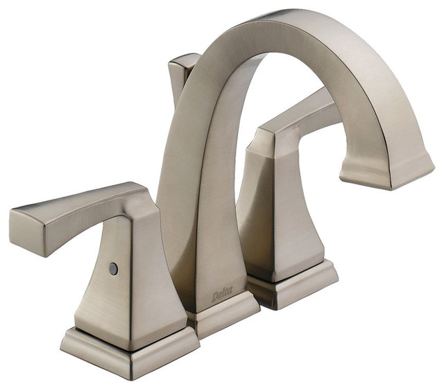 Delta Dryden Mini Widespread Faucet Contemporary Bathroom Faucets