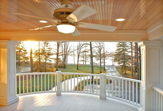 Eclectic Porch Detroit Design/Build on Orchard Lake eclectic-porch