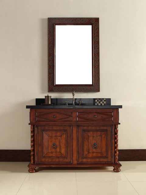 48" Continental Single Bath Vanity - Mediterranean ...